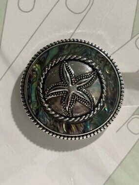 Starfish & Abalone Design Pop Up Phone Grip & Stand NEW